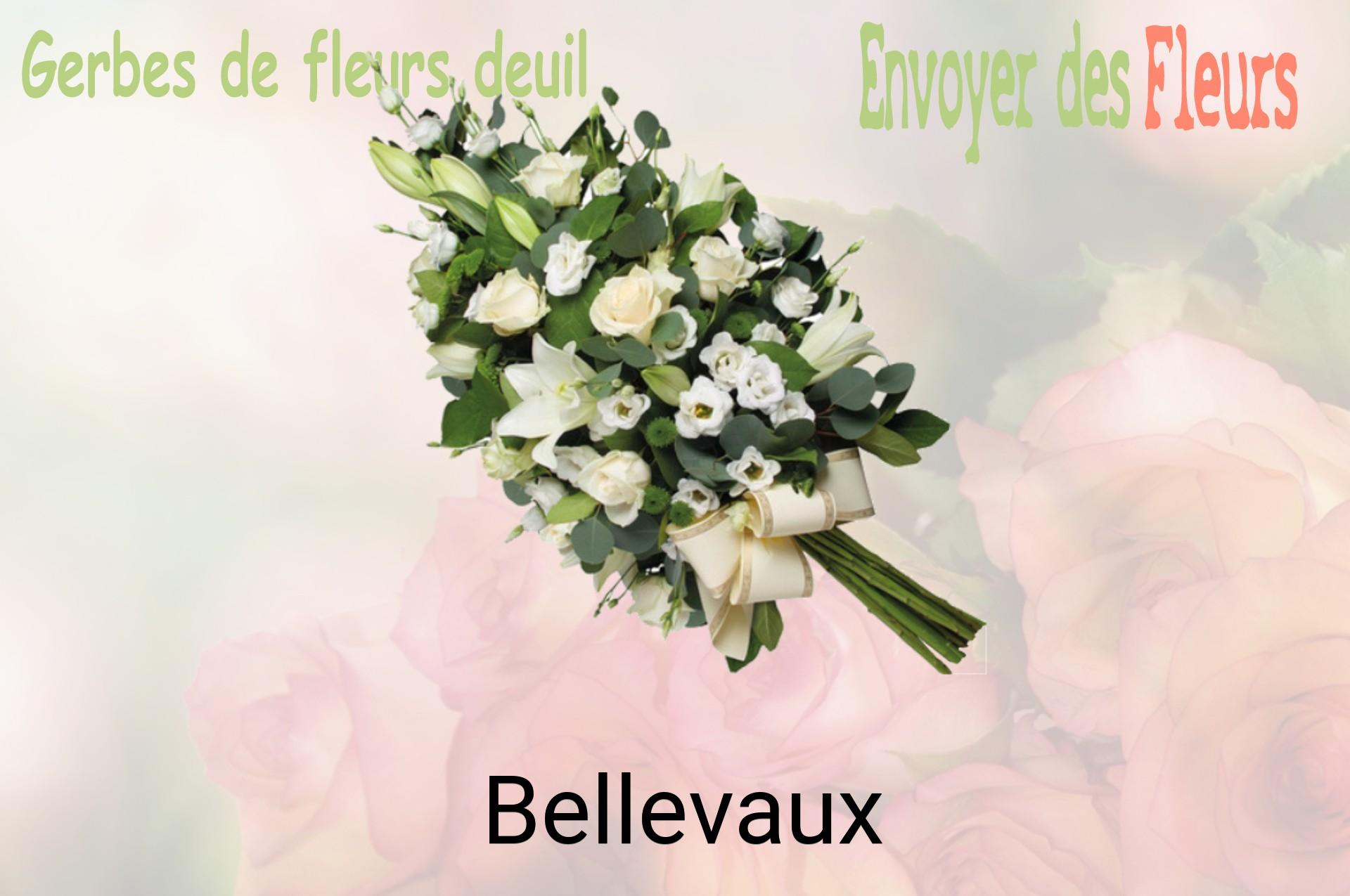 Gerbe de fleurs de deuil livrée à Bellevaux